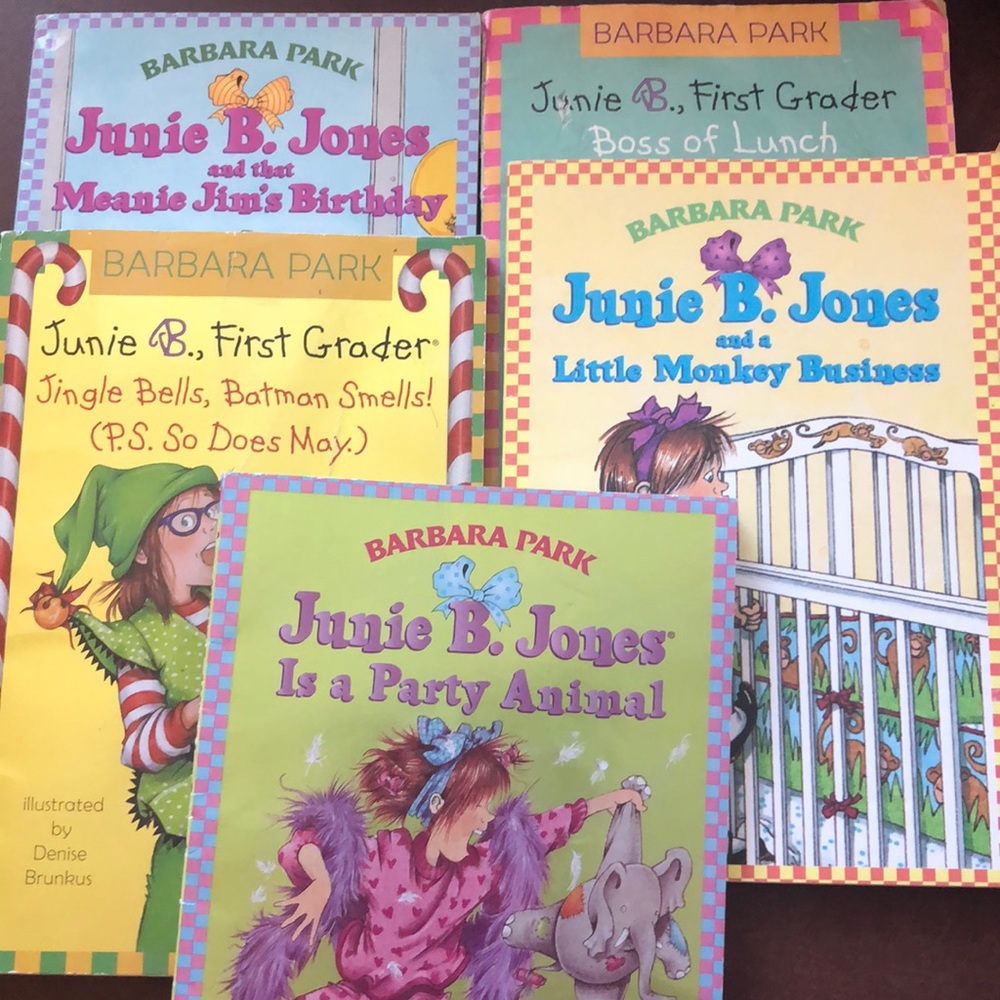 Set of 5 Junie B Jones books